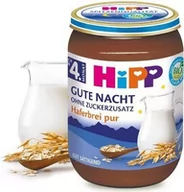 Kaszki dla dzieci - HiPP, Bio, kaszka mleczna na noc owsiana, 190 g - miniaturka - grafika 1