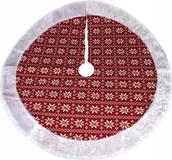 Choinki - Home Styling Collection Dywanik pod choinkę SKIRT KNITTED, Ø 100 cm - miniaturka - grafika 1