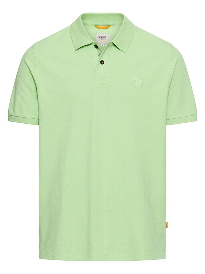 Camel Active Koszulka polo w kolorze zielonym