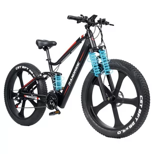 RANDRIDE YX90M Electric Bike, 26'' Fat Tire, 1000W Brushless Motor, 48V13.6Ah Battery, 45km/h Max Speed, 100km Range, LCD Displ - Rowery elektryczne - miniaturka - grafika 5