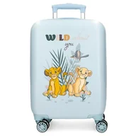 Walizki - Joumma Disney Before The Bloom walizka kabinowa niebieska 33 x 50 x 20 cm sztywne zapięcie szyfrowe z boku ABS 28,4 kg 2 kg 4 koła podwójny bagaż ręczny, Niebieski, walizka kabinowa - miniaturka - grafika 1