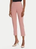 Spodnie damskie - Rinascimento Spodnie materiałowe CFC0122858003 Różowy Regular Fit - miniaturka - grafika 1