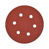 Materiały ścierne - Milwaukee krążek ścierny na rzep 150 mm granulacja 80 z 6 otworami 10 szt. 4932492209 - miniaturka - grafika 1