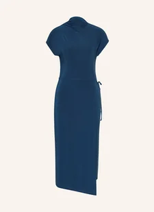 Calvin Klein Sukienka Z Dżerseju W Stylu Kopertowym blau - Sukienki - miniaturka - grafika 1