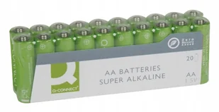 INNY Baterie Super Alkaliczne Q Connect Aa Lr06 1.5v 20 Szt 102L264 - Baterie i akcesoria - miniaturka - grafika 1