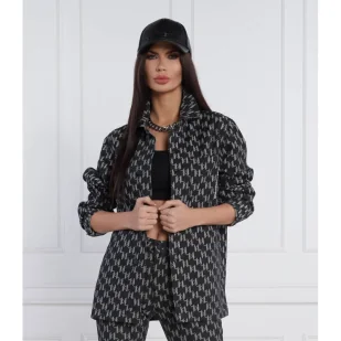 Karl Lagerfeld Koszula | Regular Fit - Koszule damskie - miniaturka - grafika 1
