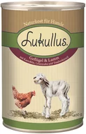 Mokra karma dla psów - Lukullus Natural, 1 x 400 g - Drób i jagnięcina - miniaturka - grafika 1