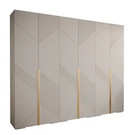 Szafy - Szafa przesuwna Garderoba MANHATTAN RYFEL 7 300 gł. 47 biały - miniaturka - grafika 1