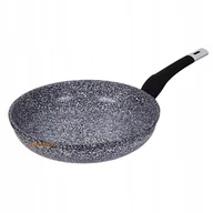 Patelnie - Patelnia ceramiczno-marmurowa 28 cm Hoffner indukcyjna gaz na prezent - miniaturka - grafika 1
