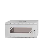 Szafy rack - NETRACK ECO-Line Rack 19inch 4U/450mm - gray glass door - miniaturka - grafika 1