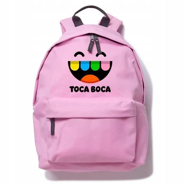 Plecak Szkolny Do Szkoły Różowy TOCA BOCA Wzory