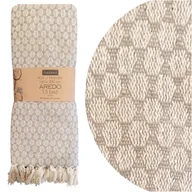 Koce - Koc 150 x 200 Bawełniany Boho Aredo 13 Beż - miniaturka - grafika 1