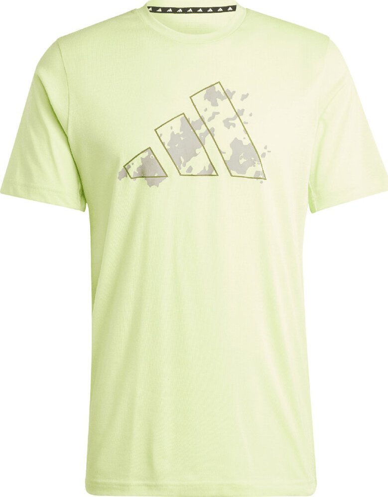 Adidas Koszulka męska adidas Trail Essentials Seasonal Training Graphic limonkowa IJ9602 L