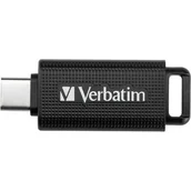 Pendrive - Verbatim USB flash disk, USB-C, 128GB, Store ,n, Go USB-C, czarny, 49459, do archiwizacji danych - miniaturka - grafika 1
