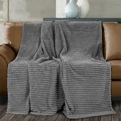 Koce - Matex Multitex Diuna, Koc, grafitowy, 150x200 cm - miniaturka - grafika 1