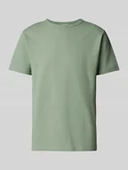 Koszulki męskie - T-shirt z prążkowanym, okrągłym dekoltem model ‘SANDER’ - miniaturka - grafika 1