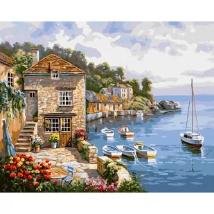 Twoje Hobby Malowanie po numerach - Jezioro Como 40x50 cm - Twoje Hobby - Malowanie po numerach - miniaturka - grafika 3