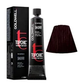 Farby do włosów i szampony koloryzujące - Goldwell Topchic, farba do włosów, 5N&RR, 60ml - miniaturka - grafika 1
