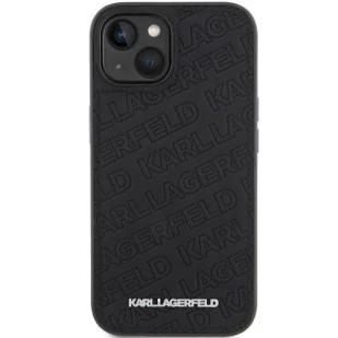 Etui Karl Lagerfeld Quilted K Pattern na iPhone 15 - czarne - Etui i futerały do telefonów - miniaturka - grafika 3