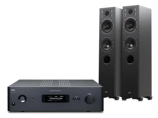 NAD C 399 (czarny) + Diva 5 (czarny) - Zestawy stereo - miniaturka - grafika 1