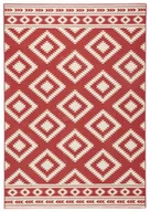 Dywany - HANSE Home Stylowy welurowy dywan Ethno Zielony kremowy | 102409 102411 - miniaturka - grafika 1