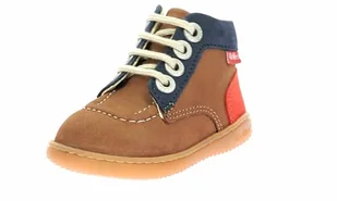 Kickers Chłopiec Unisex Kinder KICKICONIC Botki, 25 EU, Wielbłąd czerwony, 25 EU - Botki damskie - miniaturka - grafika 1