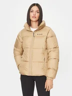 Odzież trekkingowa damska - Columbia Kurtka zimowa Puffect™ Jacket Brązowy Regular Fit - miniaturka - grafika 1
