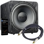 Głośniki i kolumny - SVS SB-1000 Pro (SB1000 Pro)– Subwoofer aktywny + SoundPath RCA Audio 3m Black Ash - miniaturka - grafika 1