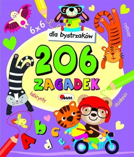 Dla bystrzaków przedszkolaków 206 zagadek Jolanta Czarnecka - Książki edukacyjne - miniaturka - grafika 1
