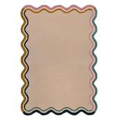 Dywany - Kremowy wełniany dywan tkany ręcznie 120x170 cm Leo Scallop – Flair Rugs - miniaturka - grafika 1