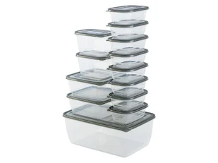 LIVARNO home Zestaw 13 pojemników do przechowywania żywności (Szary) - Pojemniki kuchenne - miniaturka - grafika 1