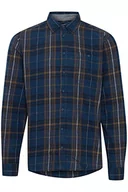 Koszule męskie - Blend Męska koszula 20714909, 194024/Dress Blues, M - miniaturka - grafika 1