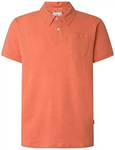 Pepe Jeans Jato męska bluza polo, Pomarańczowy (kwasztanowy pomarańcz), XL - Bluzy męskie - miniaturka - grafika 1
