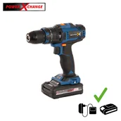 Wiertarko-wkrętarki akumulatorowe - DEXTER LI 18V 44NM Power X-Change +akumulator 2.5 AH - miniaturka - grafika 1