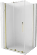Kabiny prysznicowe - Mexen Velar kabina prysznicowa rozsuwana 120x90 cm, szron, złota - 871-120-090-31-50 - miniaturka - grafika 1