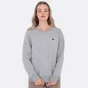 Bluzy damskie - Bluza damska New Balance WT23601AG  szara - miniaturka - grafika 1