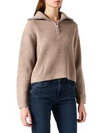 Swetry damskie - G-STAR RAW Skipper luźny sweter damski, beżowy/khaki (Dk Brick B670-1214), XL - miniaturka - grafika 1