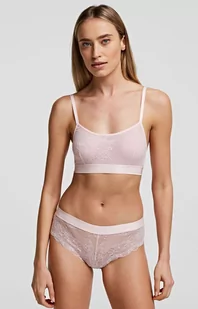 Karl Lagerfeld figi klasyczne Lace Hipsters 211W2113 koronkowe, Kolor różowy, Rozmiar S, Karl Lagerfeld - Intymna - Majtki damskie - miniaturka - grafika 1