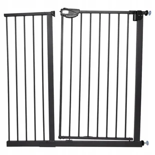 BRAMKA ZABEZPIECZAJĄCA ROZPOROWA DLA DZIECI NA SCHODY DRZWI CZARNA - Zabezpieczenia dla dzieci BRAMKA ZABEZPIECZAJĄCA ROZPOROWA DLA DZIECI NA SCHODY DRZWI CZARNA - Zabezpieczenia dla dzieci - miniaturka - grafika 1