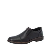 Klapki i japonki męskie - Rieker Męskie klapki 17659, Czarny czarny kasztanowy czarny 00, 41 EU - miniaturka - grafika 1