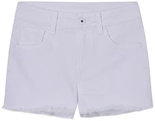 Pepe Jeans Patty szorty dżinsowe dla dziewczynek, Biały (Denim-tr0), 8 lat - Spodenki damskie - miniaturka - grafika 1