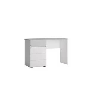 Biurko FLXB01 Flexi Meble Wójcik Biały Alpin, Cool Grey, Billbergia - Biurka - miniaturka - grafika 1