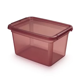 POJEMNIK PUDEŁKO Z POKRYWĄ ORGANIZER 15L BRUDNY RÓŻ - Pudełka i szkatułki - miniaturka - grafika 1