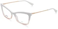 Okulary przeciwsłoneczne - MOSCHINO MOS602 Okulary, White Pink, 53 damskie, Biały Różowy - miniaturka - grafika 1