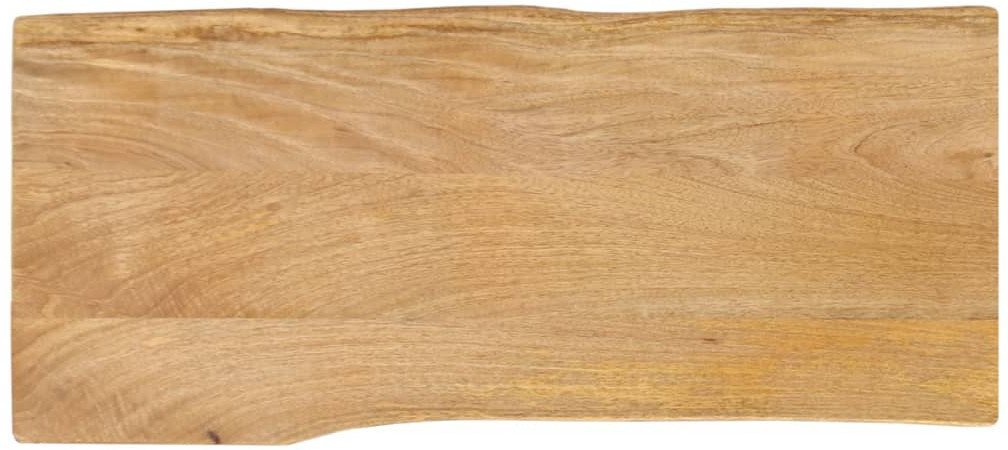 vidaXL Blat stołu, 80x40x2,5 cm, naturalna krawędź, lite drewno mango