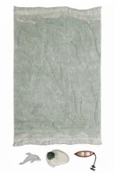 Dywany dla dzieci - Bawełniany dywan do zabawy Fale 90x130cm - miniaturka - grafika 1