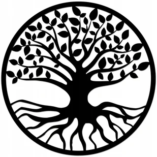 Drzewo Życia Ażurowa Dekoracja Tree Of Life Obraz 3D ozdoba Na Ścianę 30 cm - Dekoracje domu - miniaturka - grafika 1