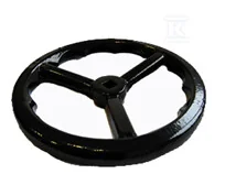 Kółko ręczne do zasuw wodnych / gazowych / p.poż. DN65-80, kwadrat trzpienia 17x17mm, średnica kółka 250mm, śruba i podkładka ze stali nierdzewnej, - Zawory i kraniki - miniaturka - grafika 1