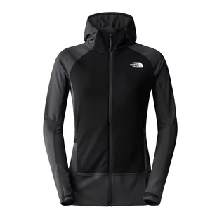 Damska bluza polarowa The North Face Bolt Polartec Hoodie asphalt grey/black - M - Bluzy damskie - miniaturka - grafika 1