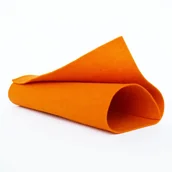 Dekoratorstwo - Filc 1mm, wełna/wiskoza, 20x30 cm- marchewka - miniaturka - grafika 1